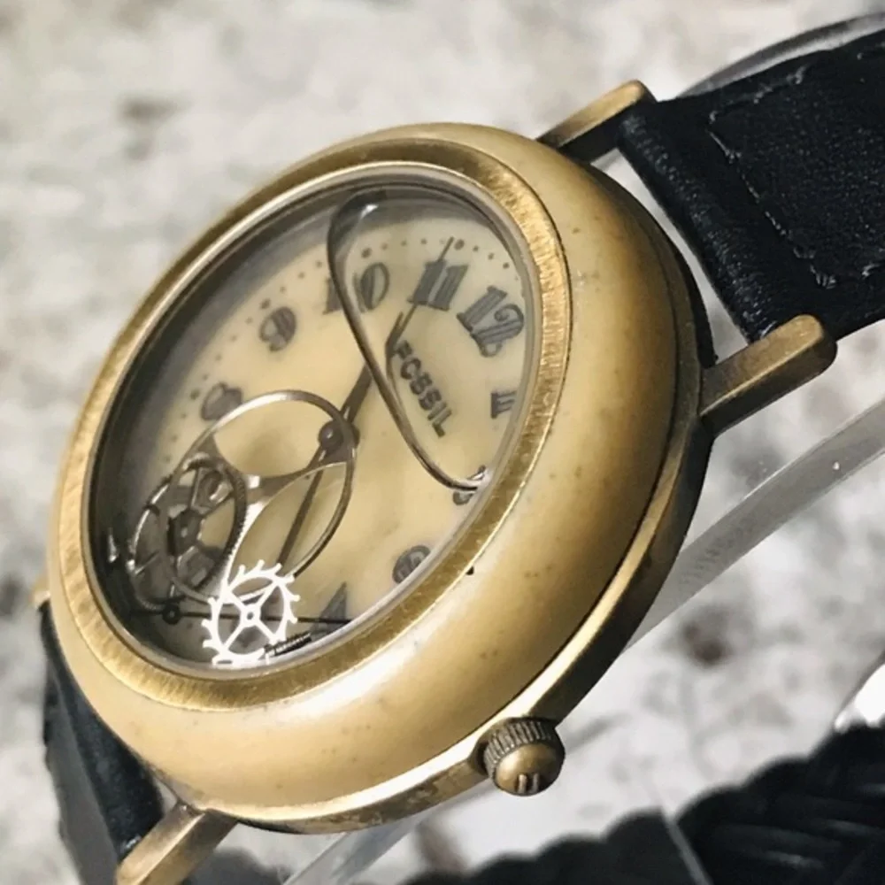 1995 FLOATING GEARS STONE FOSSIL BW-6772